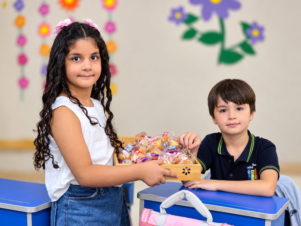 فرحة المشاركة — صورة منشورة من مدرسة الكلمة